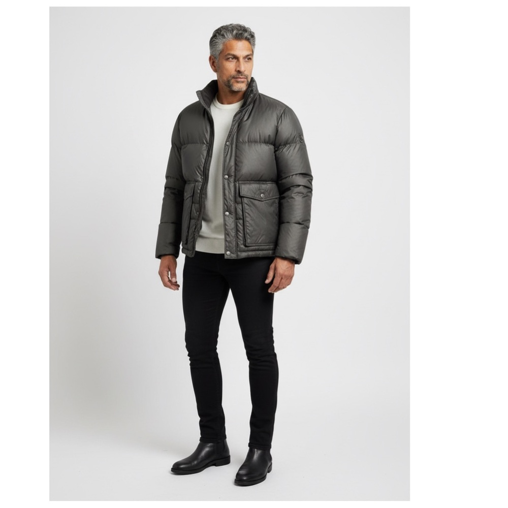 Gap Vintage Puffer Jacket Men's Size Feather & Down Filled Size S Ships Next Day